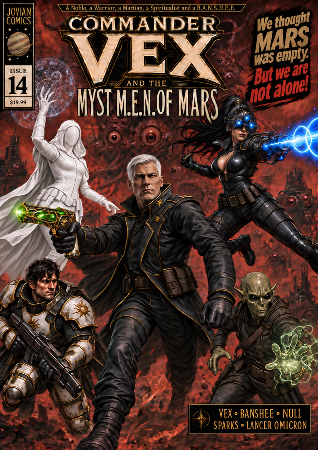 Commander Vex and the Myst M.E.N. of Mars cover